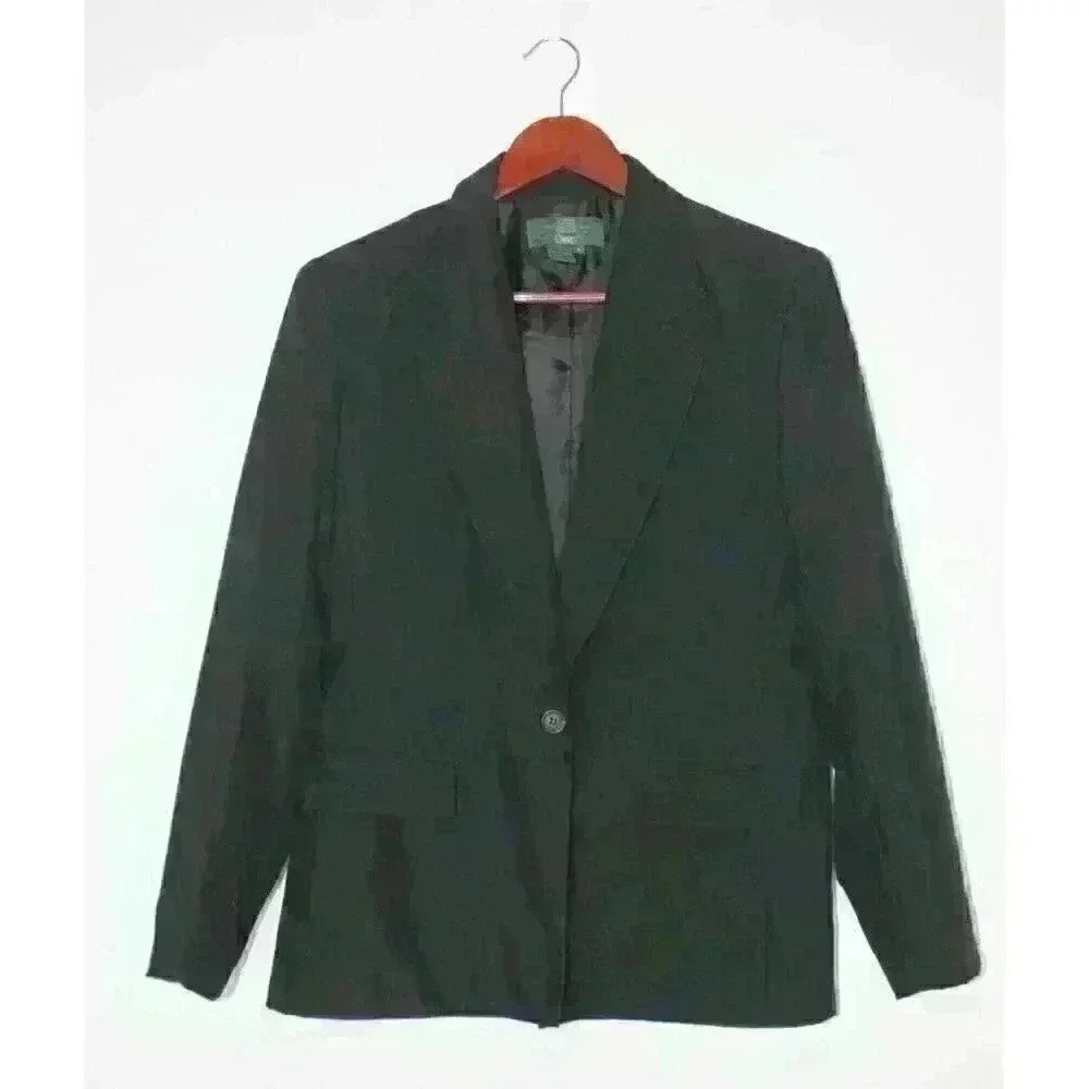 Vintage Orvis‎ Women Black Dress Casual Preppy Y2K Dress Blazer Women's Size 6
